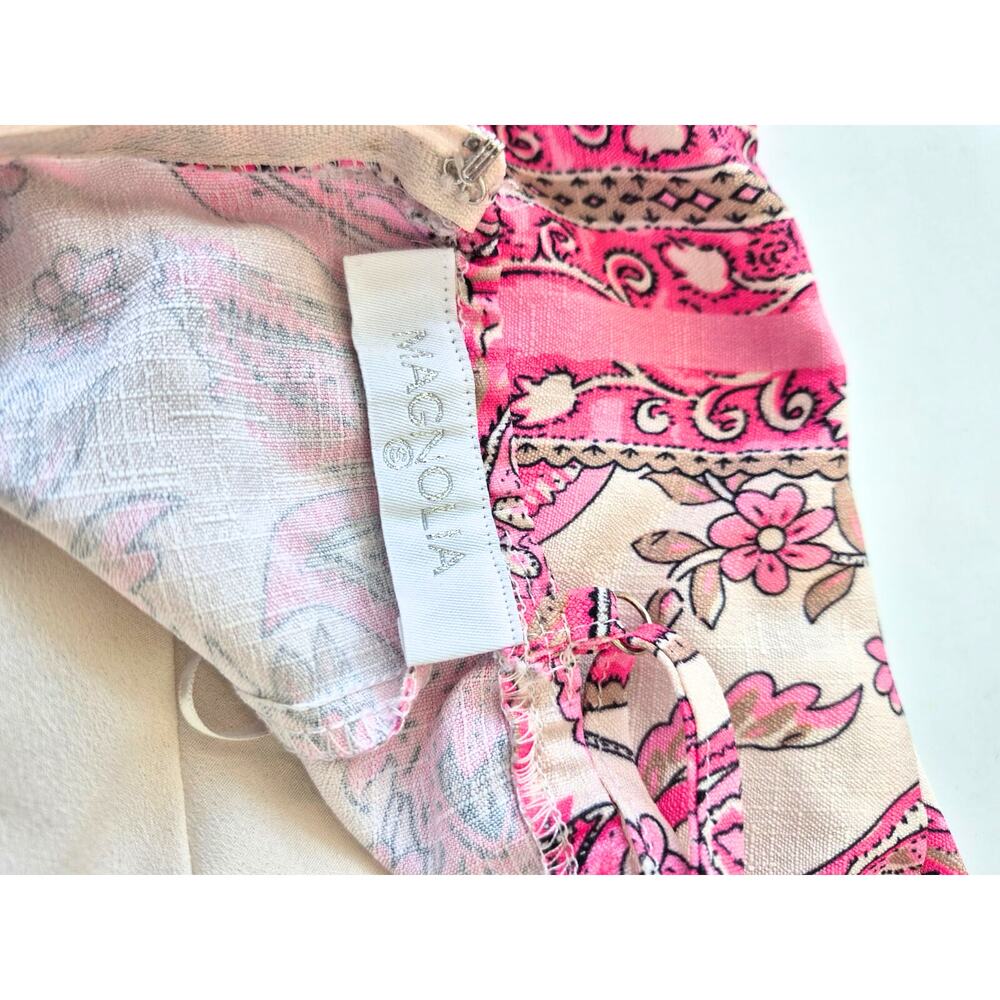 Magnolia Pink Paisley Crop Cami Top - Picture 5 of 6